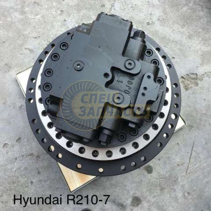 Редуктор хода Hyundai R220LC-7 с мотором