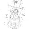 Редуктор хода с мотором Doosan DH70_2